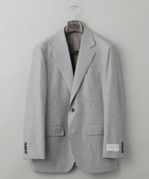 gotairiku / ゴタイリク テーラードジャケット | 【CANONICO/カノニコ】サキソニーウールコットンブレンド ジャケット_グレー千鳥柄 | 詳細12