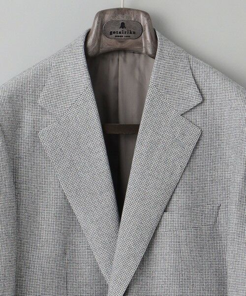 gotairiku / ゴタイリク テーラードジャケット | 【CANONICO/カノニコ】サキソニーウールコットンブレンド ジャケット_グレー千鳥柄 | 詳細14
