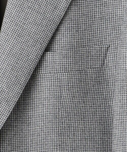 gotairiku / ゴタイリク テーラードジャケット | 【CANONICO/カノニコ】サキソニーウールコットンブレンド ジャケット_グレー千鳥柄 | 詳細15