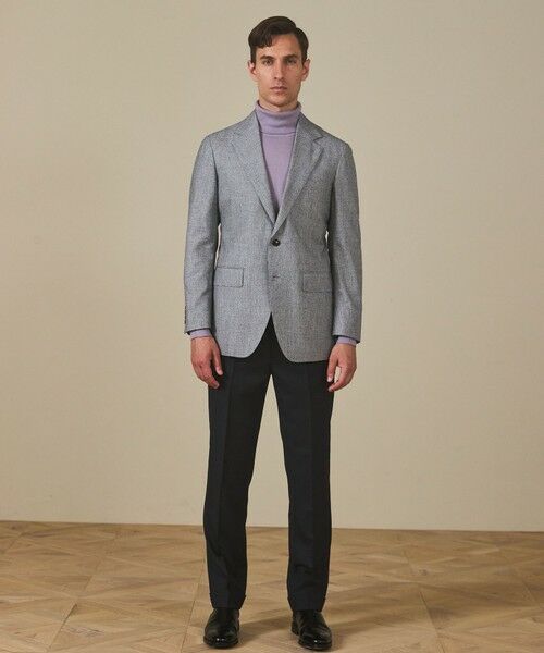 gotairiku / ゴタイリク テーラードジャケット | 【CANONICO/カノニコ】サキソニーウールコットンブレンド ジャケット_グレー千鳥柄 | 詳細2