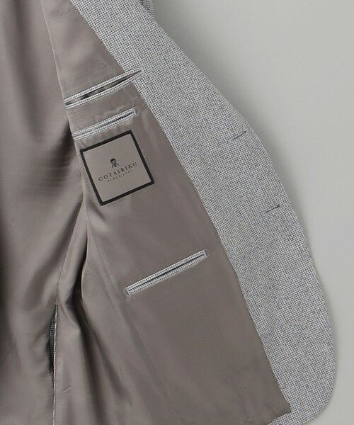 gotairiku / ゴタイリク テーラードジャケット | 【CANONICO/カノニコ】サキソニーウールコットンブレンド ジャケット_グレー千鳥柄 | 詳細21