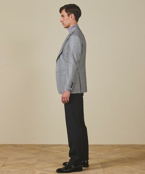 gotairiku / ゴタイリク テーラードジャケット | 【CANONICO/カノニコ】サキソニーウールコットンブレンド ジャケット_グレー千鳥柄 | 詳細4