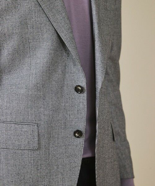 gotairiku / ゴタイリク テーラードジャケット | 【CANONICO/カノニコ】サキソニーウールコットンブレンド ジャケット_グレー千鳥柄 | 詳細7