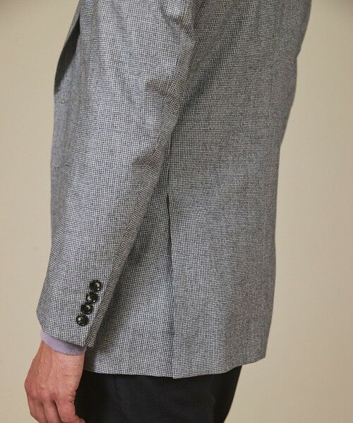 gotairiku / ゴタイリク テーラードジャケット | 【CANONICO/カノニコ】サキソニーウールコットンブレンド ジャケット_グレー千鳥柄 | 詳細8