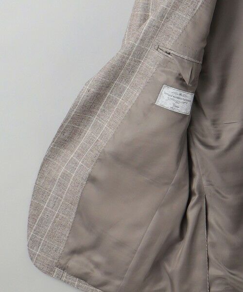 gotairiku / ゴタイリク テーラードジャケット | 【CANONICO/カノニコ】サキソニーウールコットンブレンド ジャケット_ブラウンチェック | 詳細14