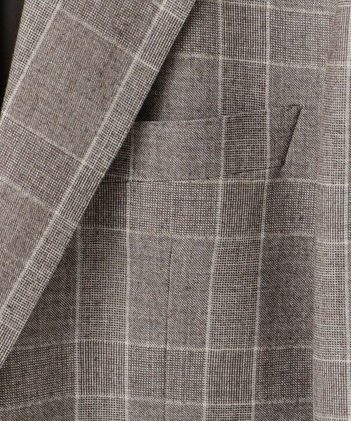 gotairiku / ゴタイリク テーラードジャケット | 【CANONICO/カノニコ】サキソニーウールコットンブレンド ジャケット_ブラウンチェック | 詳細9