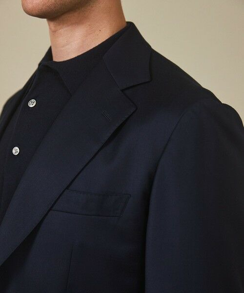 gotairiku / ゴタイリク テーラードジャケット | 【御幸毛織/オリジナル素材】Super160’S 定番 ネイビーブレザー(25年秋冬モデル) | 詳細4