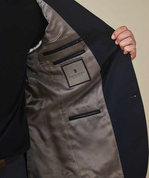 gotairiku / ゴタイリク テーラードジャケット | 【御幸毛織/オリジナル素材】Super160’S 定番 ネイビーブレザー(25年秋冬モデル) | 詳細9