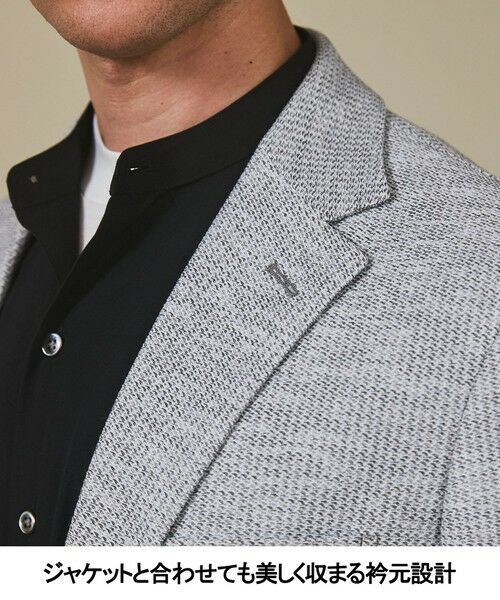 gotairiku / ゴタイリク シャツ・ブラウス | 【シワになりにくい/洗える】ＴＣブロード シャツ_バンドカラー | 詳細26