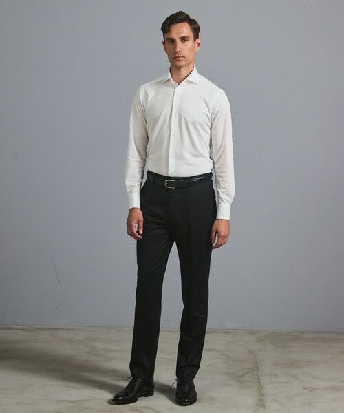 gotairiku / ゴタイリク シャツ・ブラウス | 【ストレッチ/洗える】Albini ジャージ シャツ_ カッタウェイカラー | 詳細2