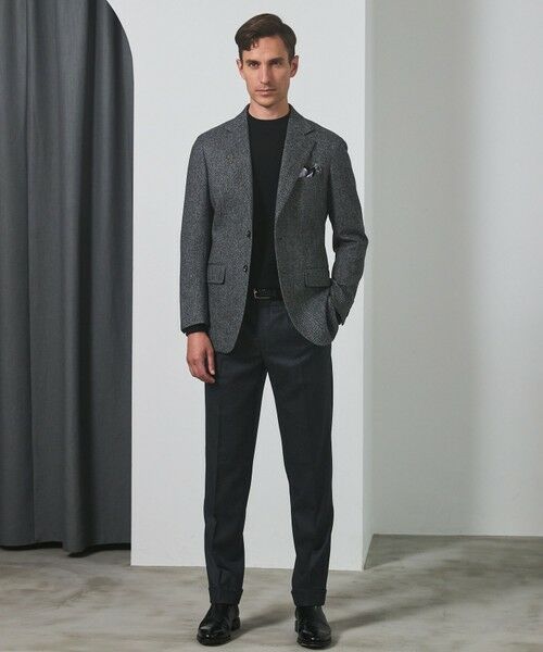 gotairiku / ゴタイリク ニット・セーター | 25年新作【洗える/チクチクしにくい/ピリングしにくい】イタリア糸 ハイゲージ カバーネックニット_WOOL100％ | 詳細3