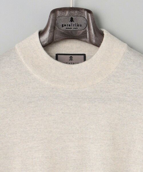 gotairiku / ゴタイリク ニット・セーター | 25年新作【洗える/チクチクしにくい/ピリングしにくい】イタリア糸 ハイゲージ カバーネックニット_WOOL100％ | 詳細15