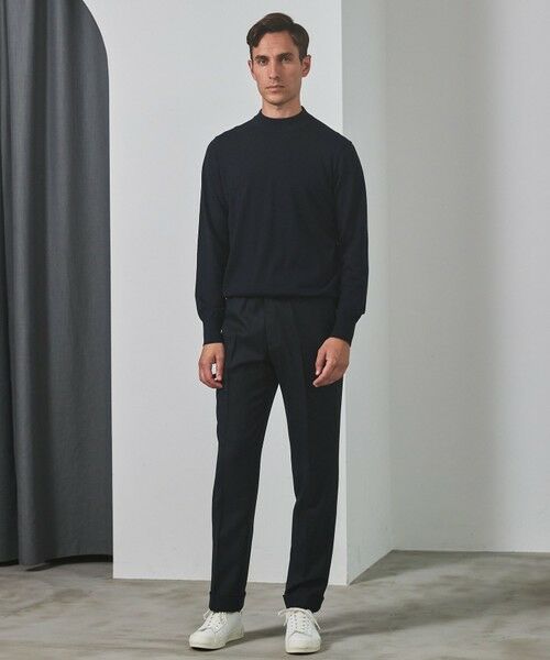 gotairiku / ゴタイリク ニット・セーター | 25年新作【洗える/チクチクしにくい/ピリングしにくい】イタリア糸 ハイゲージ カバーネックニット_WOOL100％ | 詳細23