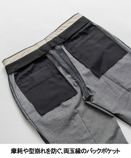gotairiku / ゴタイリク その他パンツ | 仕事で着られる 秋冬の綿パン【ストレッチ】コットンモールスキンストレッチパンツ | 詳細7