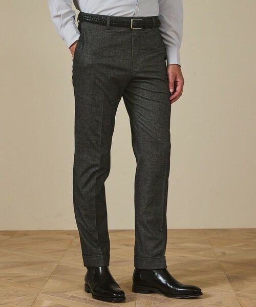 gotairiku/ゴタイリク 仕事で着られる 秋冬の綿パン【ストレッチ】コットンモールスキンストレッチパンツ グレー系 L gotairiku/ゴタイリク 仕事で着られる 秋冬の綿パン【ストレッチ】コットンモールスキンストレッチパンツ グレー系 L