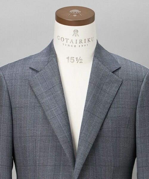 gotairiku / ゴタイリク セットアップ | 【ZEGNA/ゼニア】エレクタ スーツ(サックスブルーチェック) | 詳細9