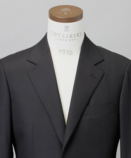 gotairiku / ゴタイリク セットアップ | シワになりにくい【御幸毛織/みゆきけおり】Superio160 スーツ_ブラックチェック | 詳細4
