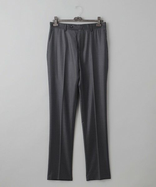 gotairiku / ゴタイリク セットアップ | シワになりにくい【御幸毛織/みゆきけおり】Superio160 スーツ_グレーストライプ | 詳細11