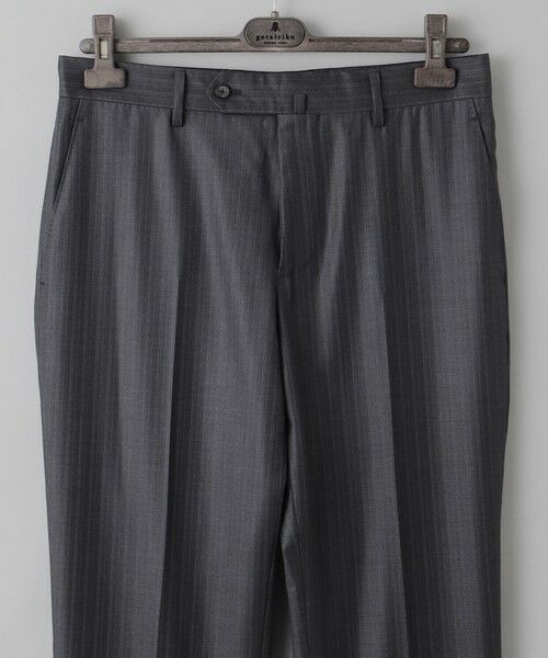 gotairiku / ゴタイリク セットアップ | シワになりにくい【御幸毛織/みゆきけおり】Superio160 スーツ_グレーストライプ | 詳細13