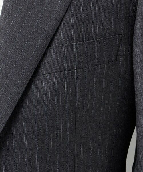 gotairiku / ゴタイリク セットアップ | シワになりにくい【御幸毛織/みゆきけおり】Superio160 スーツ_グレーストライプ | 詳細4