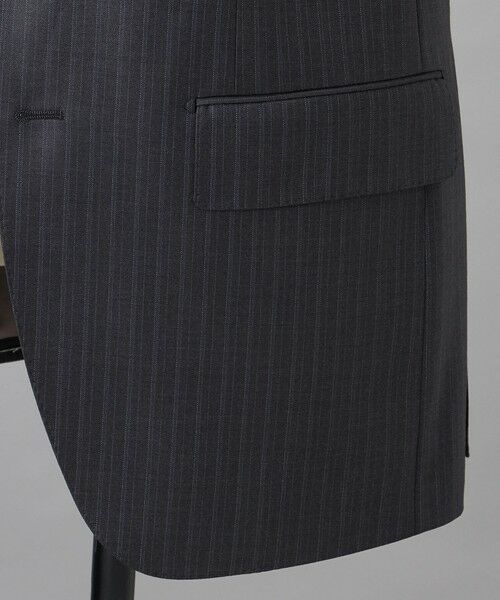 gotairiku / ゴタイリク セットアップ | シワになりにくい【御幸毛織/みゆきけおり】Superio160 スーツ_グレーストライプ | 詳細6