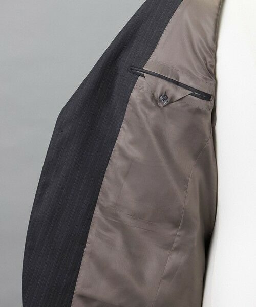 gotairiku / ゴタイリク セットアップ | シワになりにくい【御幸毛織/みゆきけおり】Superio160 スーツ_グレーストライプ | 詳細9