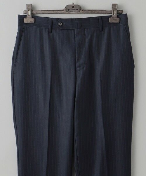 gotairiku / ゴタイリク セットアップ | シワになりにくい【御幸毛織/みゆきけおり】Superio160 スーツ_ネイビーストライプ | 詳細13