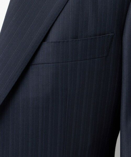 gotairiku / ゴタイリク セットアップ | シワになりにくい【御幸毛織/みゆきけおり】Superio160 スーツ_ネイビーストライプ | 詳細4