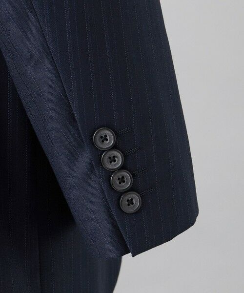 gotairiku / ゴタイリク セットアップ | シワになりにくい【御幸毛織/みゆきけおり】Superio160 スーツ_ネイビーストライプ | 詳細5