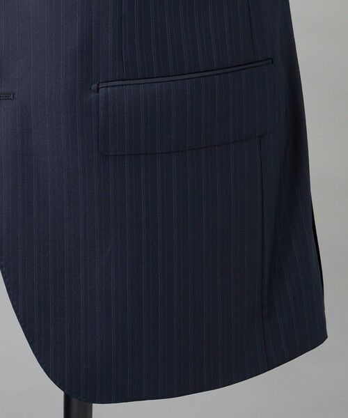 gotairiku / ゴタイリク セットアップ | シワになりにくい【御幸毛織/みゆきけおり】Superio160 スーツ_ネイビーストライプ | 詳細6