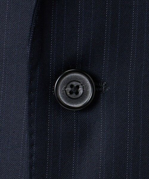 gotairiku / ゴタイリク セットアップ | シワになりにくい【御幸毛織/みゆきけおり】Superio160 スーツ_ネイビーストライプ | 詳細7