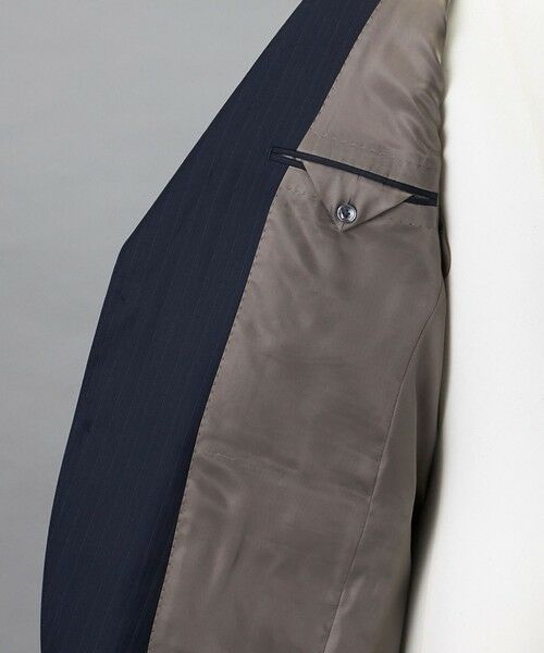 gotairiku / ゴタイリク セットアップ | シワになりにくい【御幸毛織/みゆきけおり】Superio160 スーツ_ネイビーストライプ | 詳細9