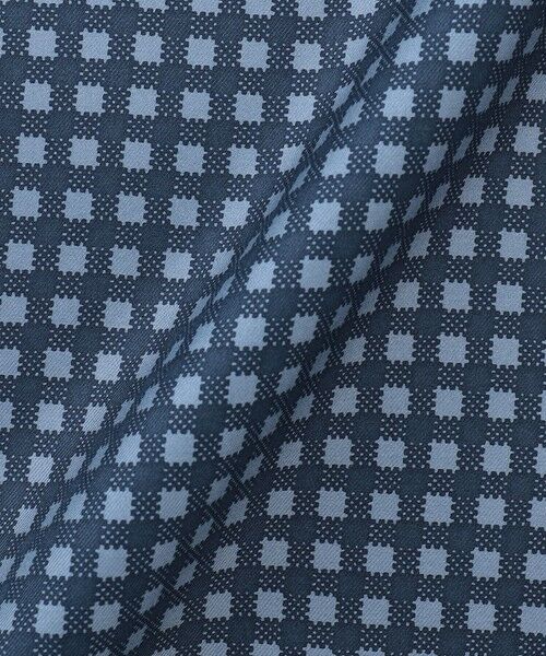 gotairiku / ゴタイリク ハンカチ | 首にも巻ける【2WAY/日本製】シルク100% ポケットチーフ（チェック柄） | 詳細4