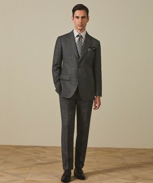 gotairiku / ゴタイリク ハンカチ | 首にも巻ける【2WAY/日本製】シルク100% ポケットチーフ（チェック柄） | 詳細7