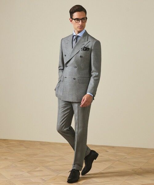 gotairiku / ゴタイリク ハンカチ | 首にも巻ける【2WAY/日本製】シルク100% ポケットチーフ（幾何学柄） | 詳細6