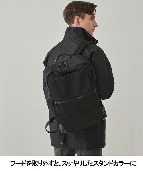 gotairiku / ゴタイリク ブルゾン | 25年新作/3シーズン対応【仕事で着用可】メランジカルゼ フーデッドブルゾン_無地 | 詳細2