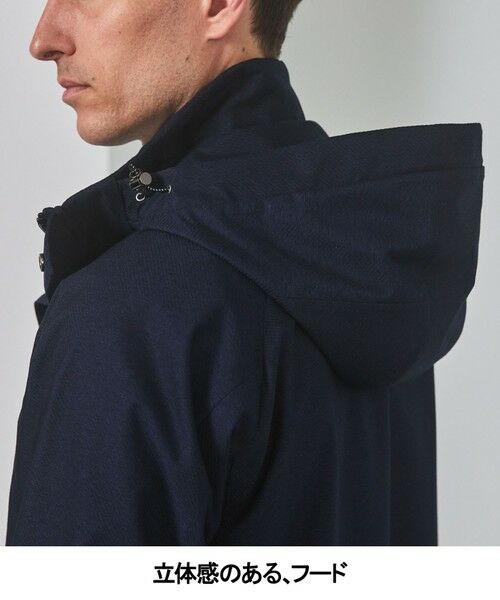 gotairiku / ゴタイリク ブルゾン | 25年新作/3シーズン対応【仕事で着用可】メランジカルゼ フーデッドブルゾン_無地 | 詳細15