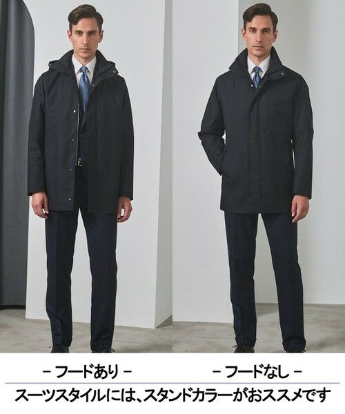 gotairiku / ゴタイリク ブルゾン | 25年新作/3シーズン対応【仕事で着用可】メランジカルゼ フーデッドブルゾン_無地 | 詳細16