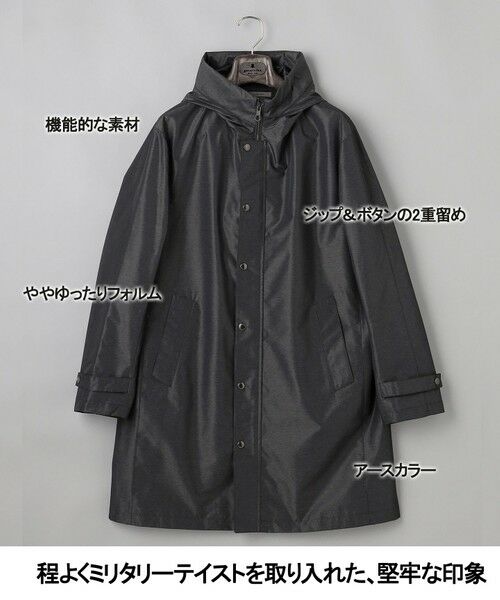 gotairiku / ゴタイリク その他アウター | 【シーンレスに対応】ブライトシャンブレーミリタリーパーカ コート | 詳細2