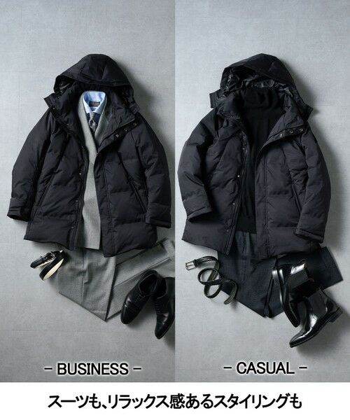 gotairiku / ゴタイリク ダウンジャケット・ベスト | WEB限定【仕事で着られる】ドレスダウンコート_ストレッチツイル_25年新作 | 詳細3