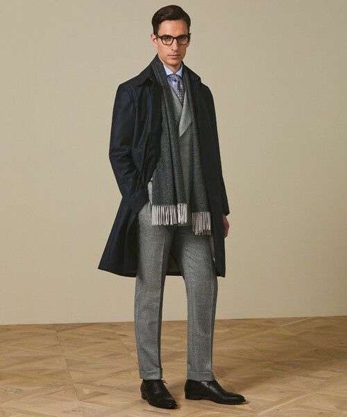 gotairiku / ゴタイリク ステンカラーコート | 【Zegna/ゼニア】TROFEOラミネートロング ステンカラーコート | 詳細5