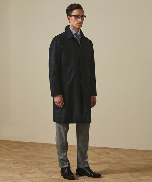gotairiku / ゴタイリク ステンカラーコート | 【Zegna/ゼニア】TROFEOラミネートロング ステンカラーコート | 詳細6