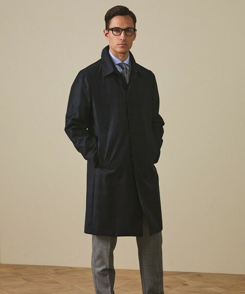 gotairiku / ゴタイリク ステンカラーコート | 【Zegna/ゼニア】TROFEOラミネートロング ステンカラーコート | 詳細7