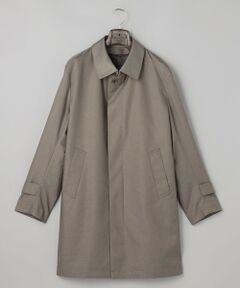 gotairiku / ゴタイリク ステンカラーコート | 25年新作/3シーズン対応【防水/軽量/シワになりにくい】メランジカルゼ ステンカラーコート_無地