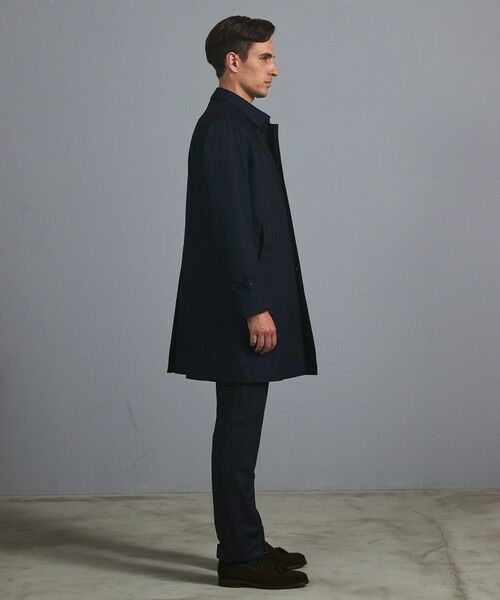 gotairiku / ゴタイリク ステンカラーコート | 25年新作/3シーズン対応【防水/軽量/シワになりにくい】メランジカルゼ ステンカラーコート_無地 | 詳細9