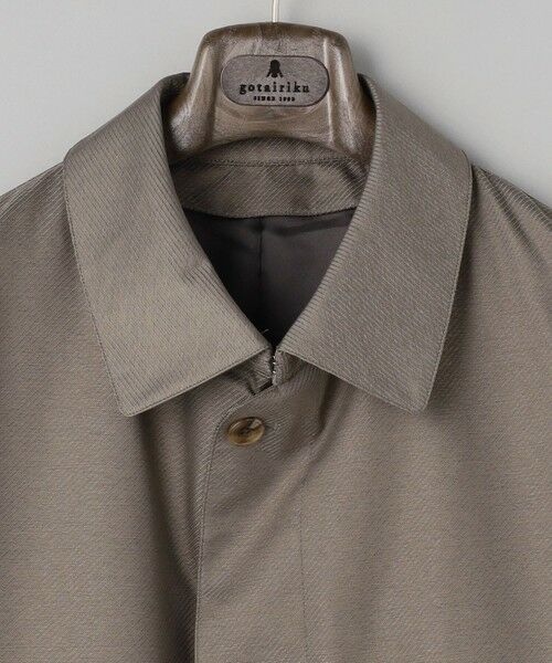 gotairiku / ゴタイリク ステンカラーコート | 25年新作/3シーズン対応【防水/軽量/シワになりにくい】メランジカルゼ ステンカラーコート_無地 | 詳細17