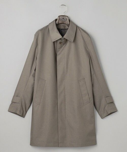 gotairiku/ゴタイリク 25年新作/3シーズン対応【防水/軽量/シワになりにくい】メランジカルゼ ステンカラーコート_無地 ベージュ系 L gotairiku/ゴタイリク 25年新作/3シーズン対応【防水/軽量/シワになりにくい】メランジカルゼ ステンカラーコート_無地 ベージュ系 L