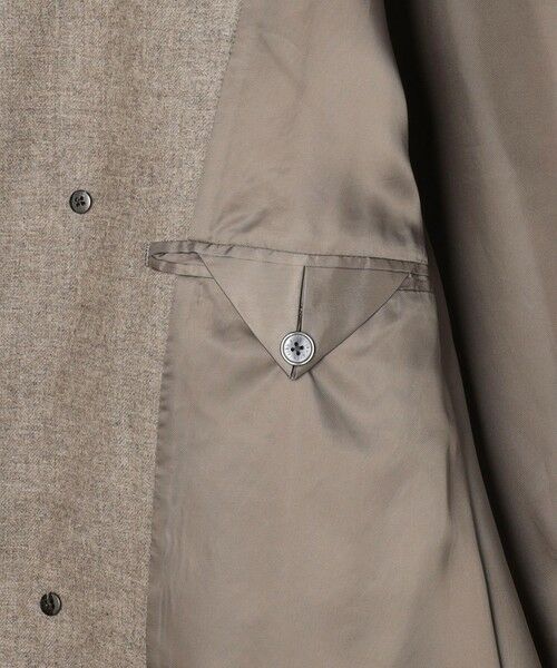 gotairiku / ゴタイリク ステンカラーコート | 【薄中綿仕様】スーパーライトウエイトカシミヤブレンド ステンカラーコート | 詳細15