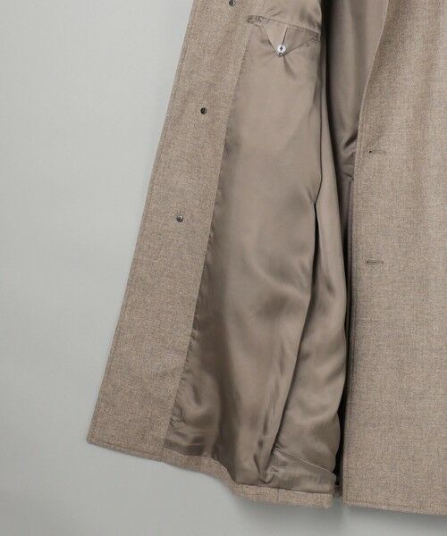 gotairiku / ゴタイリク ステンカラーコート | 【薄中綿仕様】スーパーライトウエイトカシミヤブレンド ステンカラーコート | 詳細19