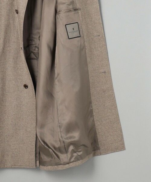 gotairiku / ゴタイリク ステンカラーコート | 【薄中綿仕様】スーパーライトウエイトカシミヤブレンド ステンカラーコート | 詳細21